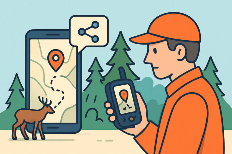 GPS-paikannin metsästäjälle – reittien tallennus ja jako